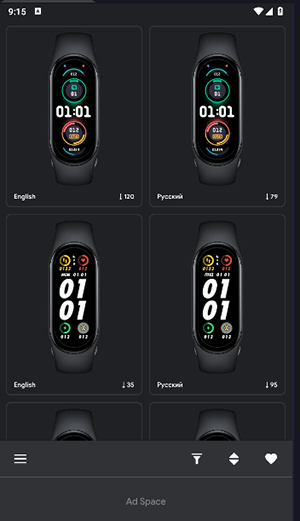 小米手环9表盘壁纸APP下载最新版(Mi Band 9 Faces)截图1