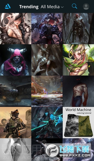 artstation插画网站手机版