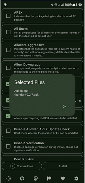 Install with Options安卓手机版