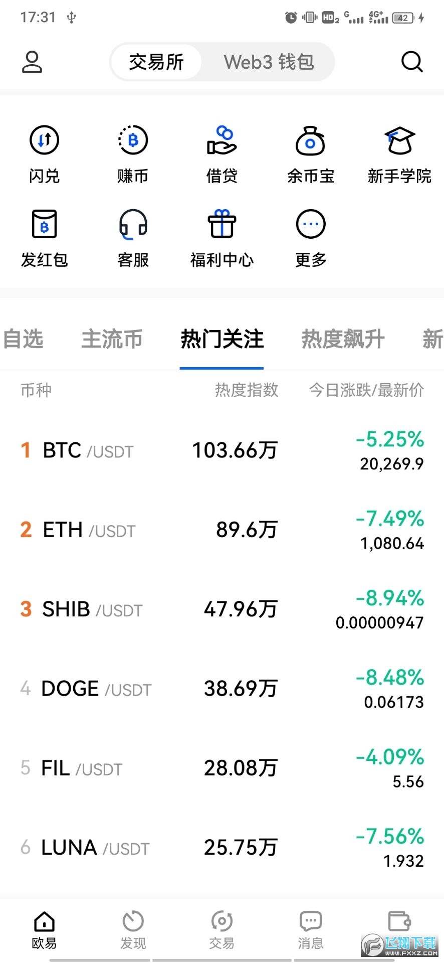 OKX web钱包app