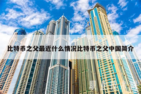 比特币之父最近什么情况比特币之父中国简介-第1张图片-欧意下载