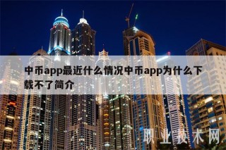 中币app最近什么情况中币app为什么不了简介