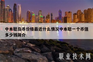 中本聪岛币价格最近什么情况中本聪一个币值多少钱简介